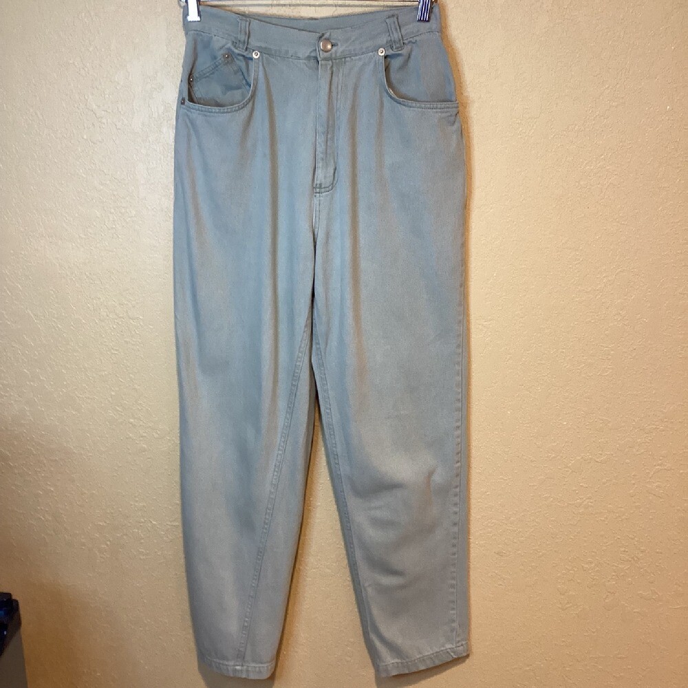 Vintage 80’s Forenza High Rise Sage Green Jeans, Size 10