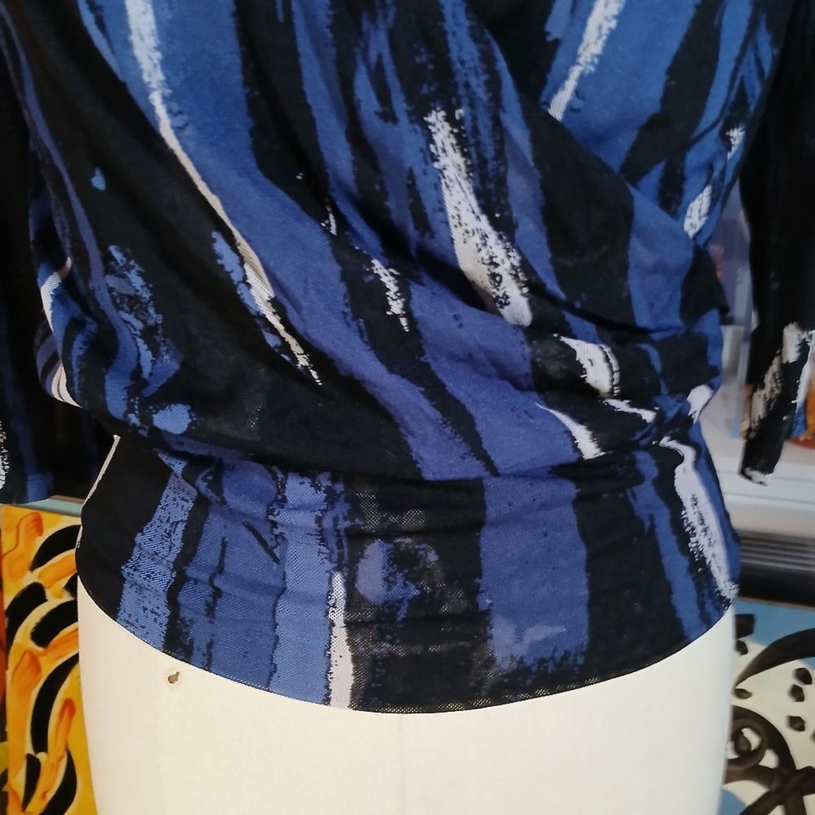 Vintage Kenneth Cole New York Mesh Blouse Size Small