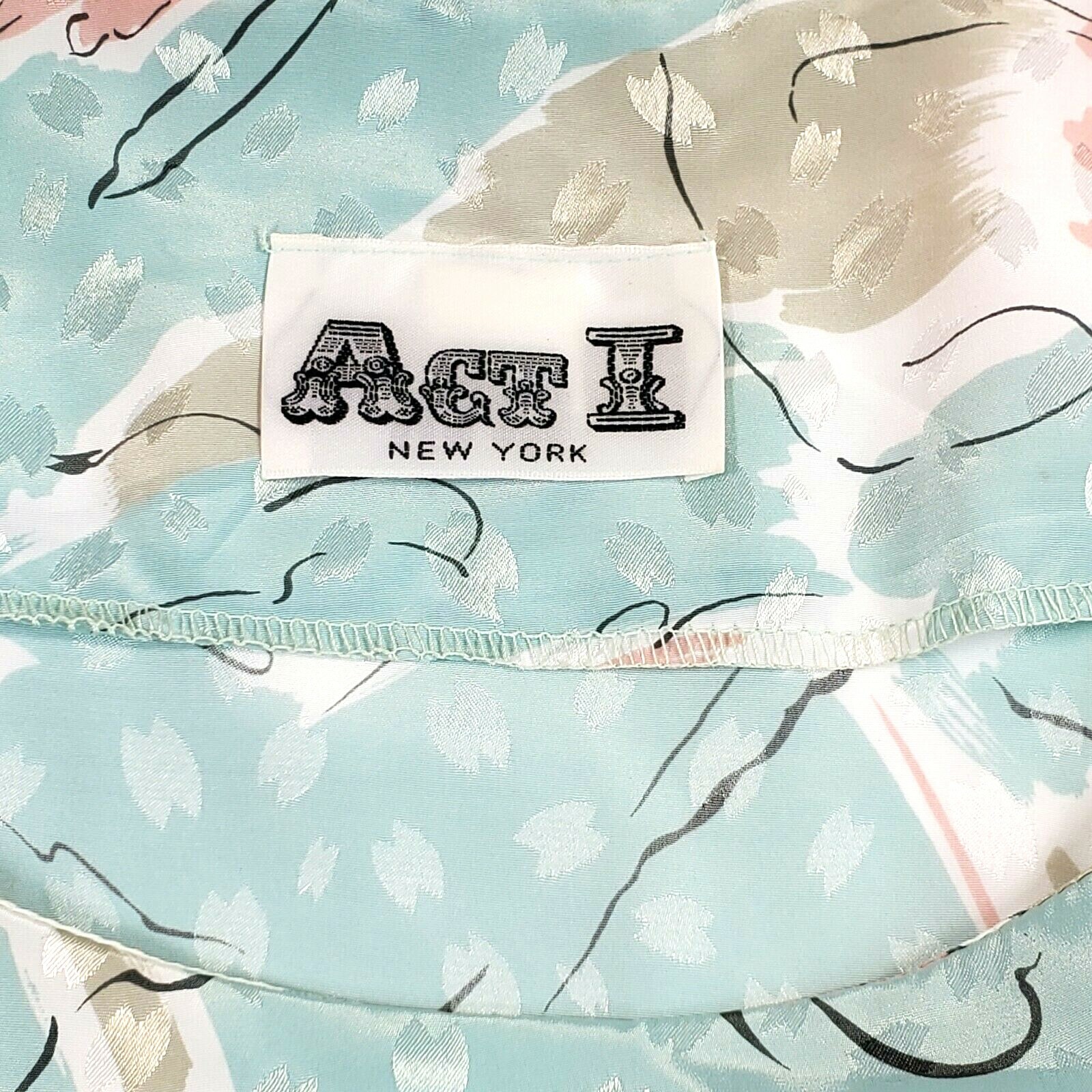 Vintage Act 1 New York Womens Sz Small Pajama Set Golden Girls Style 1980’s EUC!