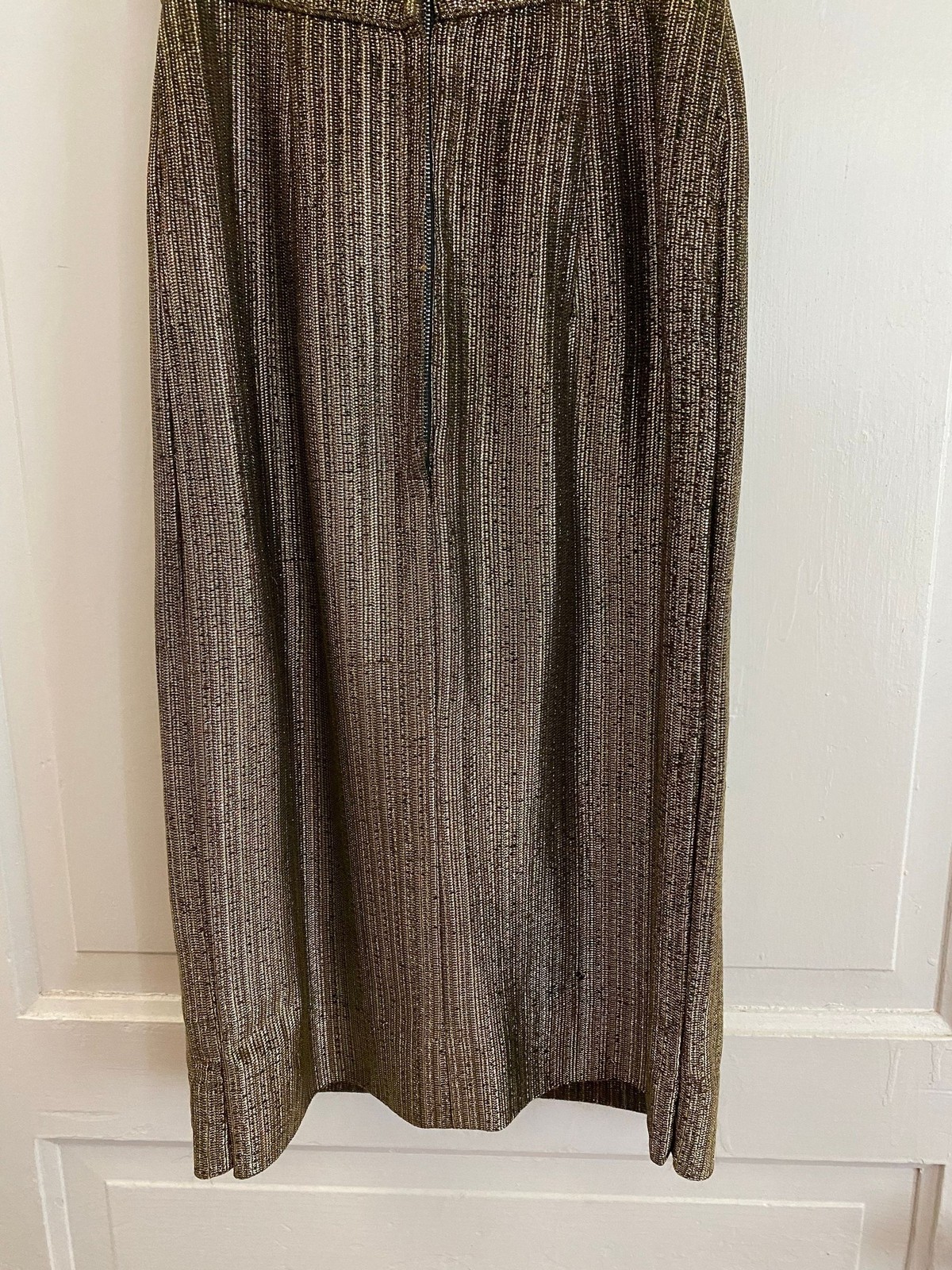 Vintage 50s/60s Timeless Jay Herbert Metallic Gold Party Cocktail Dress
