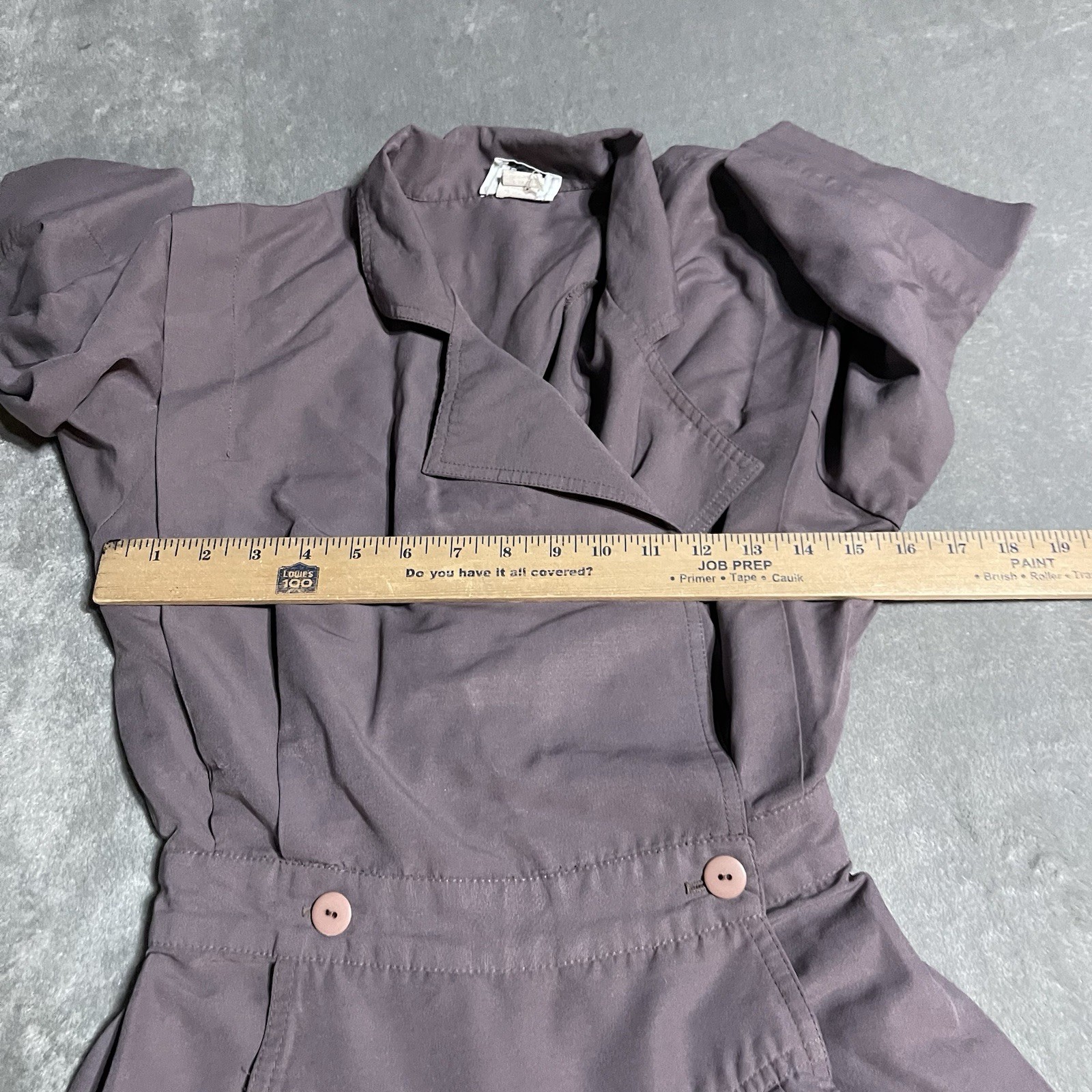 Vintage 80s PBJ Jumpsuit Juniors 9 Short Sleeve Slimming Rockabilly Pleated
