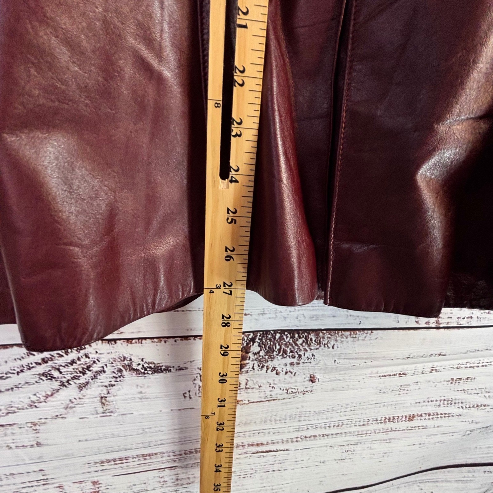Vtg Dark Academia Equestrian Leather Blazer Etienne Aigner 12 Burgundy Oxblood