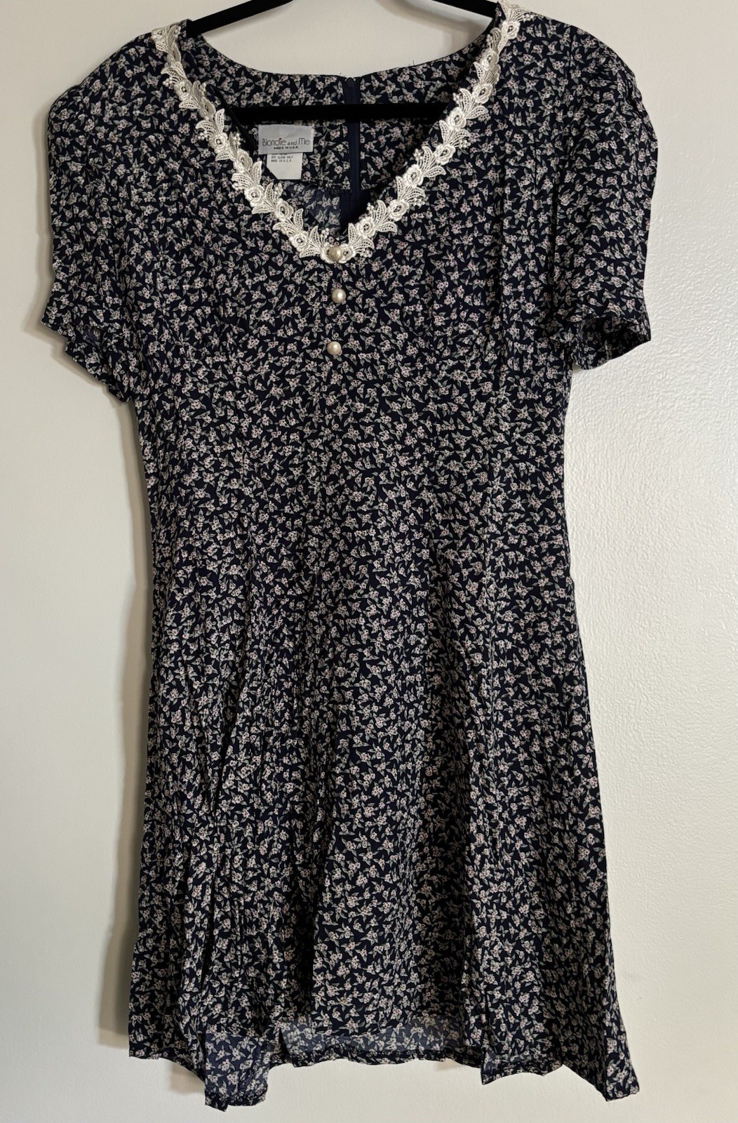 Vintage 90’s Prairie Floral Cottage Core Grunge Western School Size 11/12