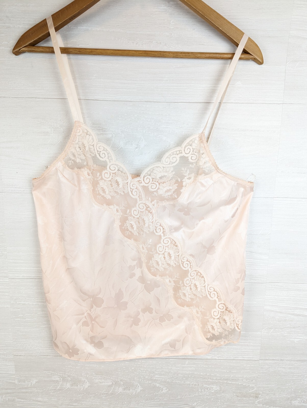 Vintage JC Penny Intimate Thoughts Adonna Camisole, Made in USA, Large