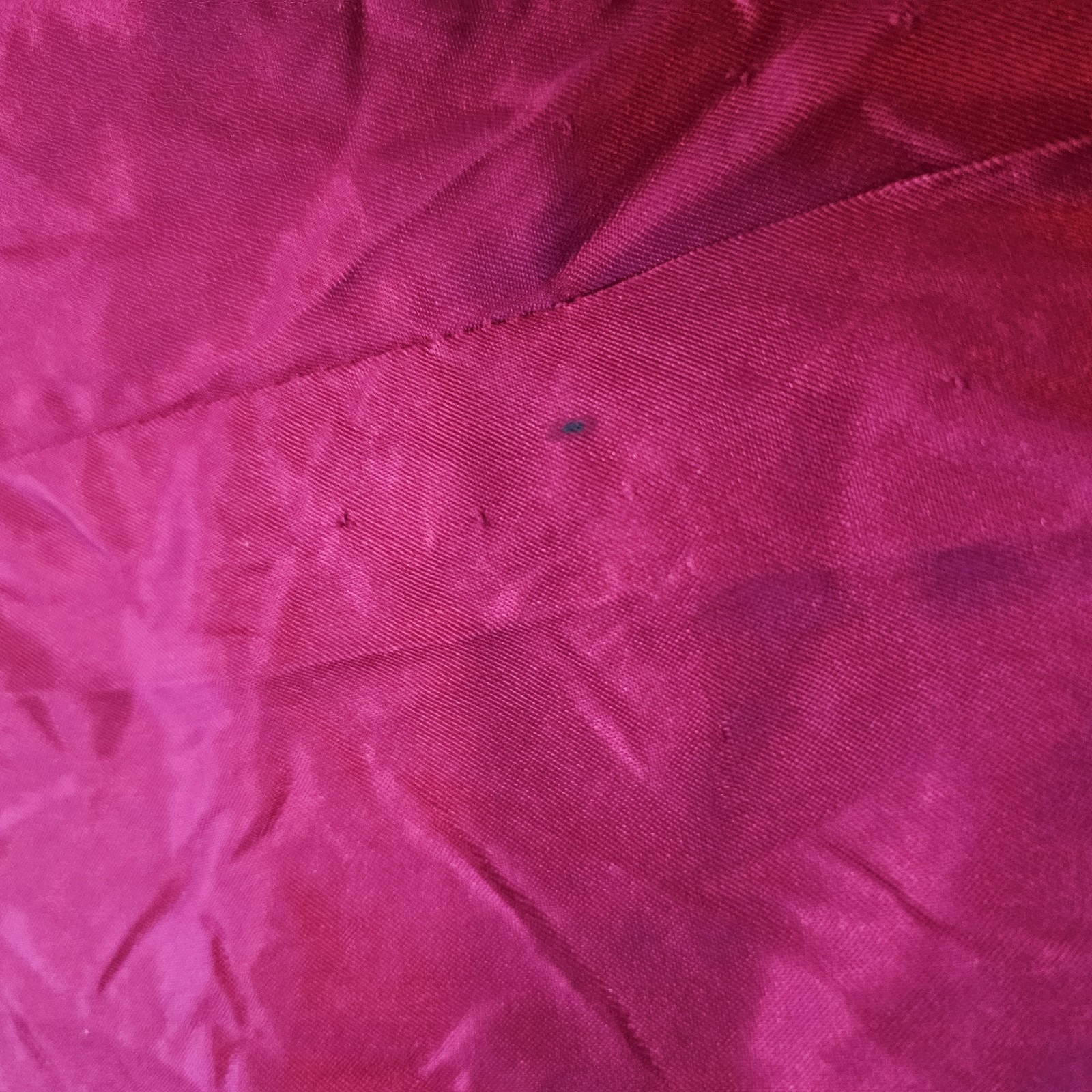 Vintage 80s Midi Dress L.A. Glow Red Acetate Size 9/10