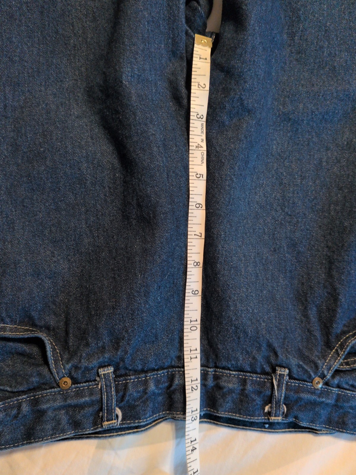 Vintage Chic Jeans Flat Front Women’s High Rise Size 6 Dark Wash Tapered Leg USA