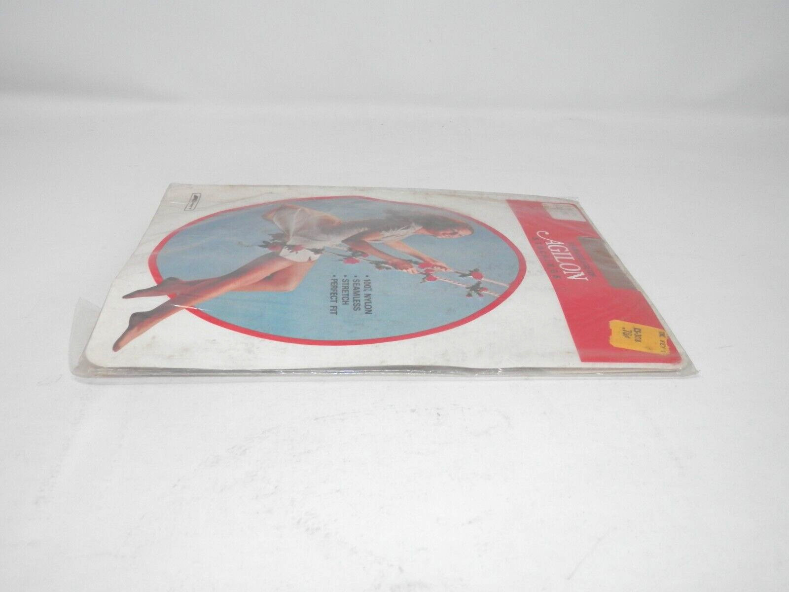 Vintage KMart Agilon Thigh High Stockings – 1 Pair Suntone Petite 8/9 Nylon Hose