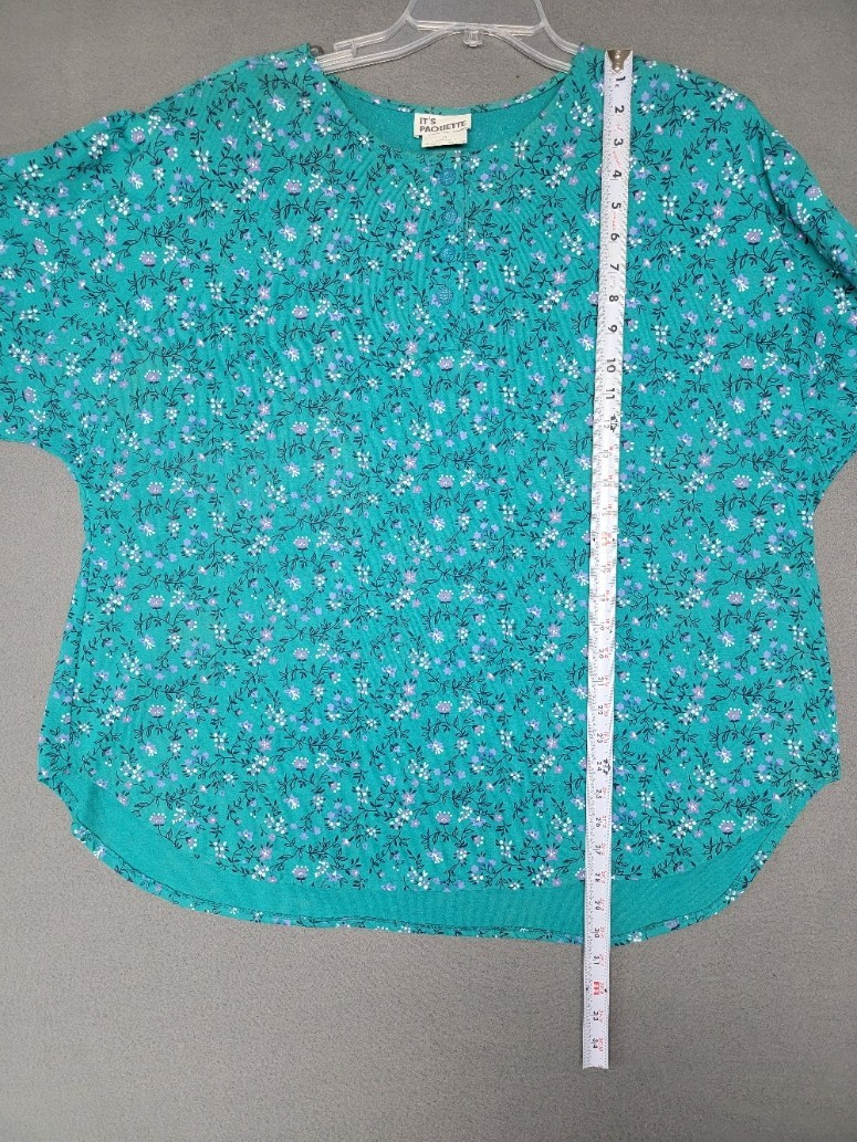 VINTAGE~IT’S PAQUETTE~ Skirt Suit Woman’s 2X Top~1X Skirt Padded 80’s GrannyCore