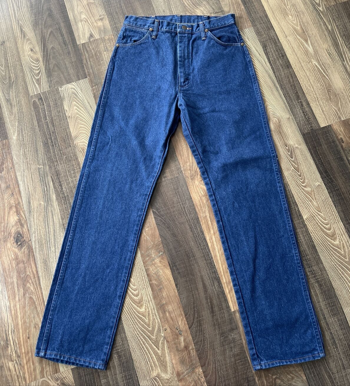 Wrangler Western Jeans Blue Label size 11 x 30 actual (W28 L29) Made in USA