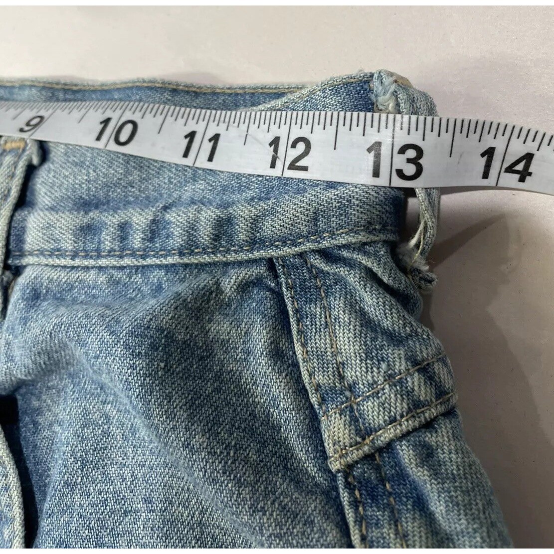 VTG 80s BRITTANIA Jeans Denim Petite SZ 5 High Waist Baggy Tapered ( See Flaws