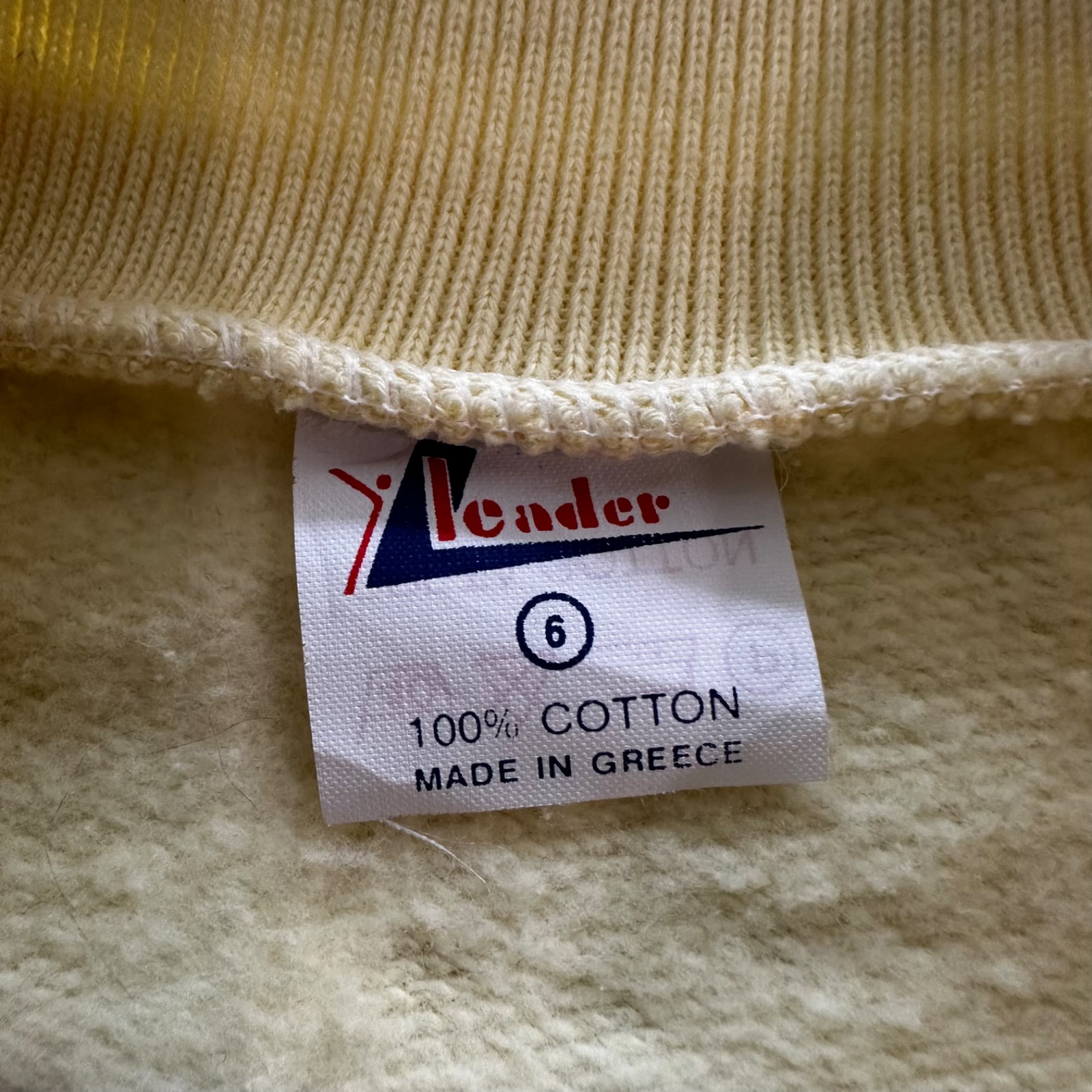 Germany Vintage Pullover Collared Size 6 Womens Sweater Y Leader Made in Greece