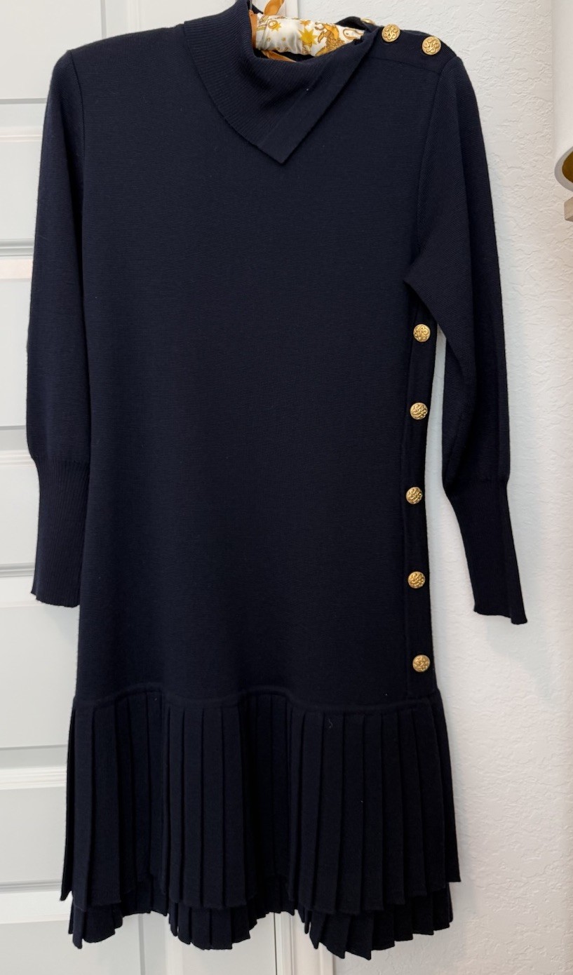 MA BEL Drop West Women’s Dress Made In Italy Size France38 UK 10 Vintage