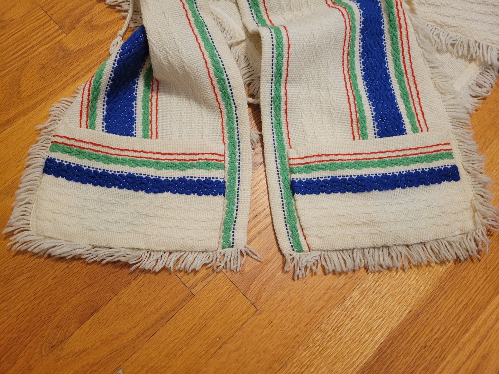 VTG ITA Industria Argentina Wool Poncho Vest Collar Wmn’s Unisex Handmade OSFM