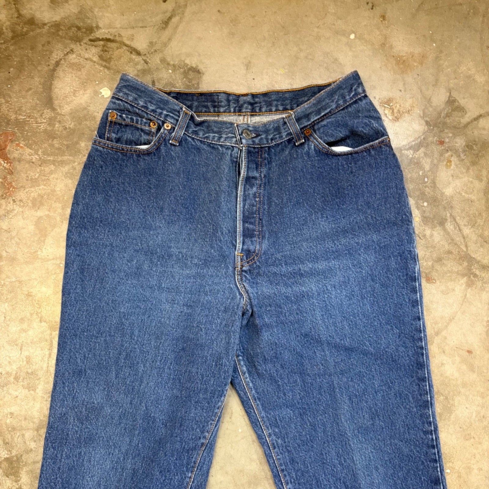 Vintage 1987 Levi’s 16501-0115 Women 16 Made in USA Blue Mom Jeans 30×29