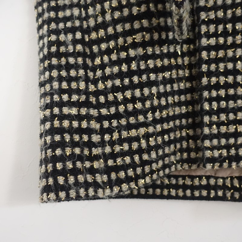 nooy Lurex-blend Collarless Coat (jk25-2601-41)