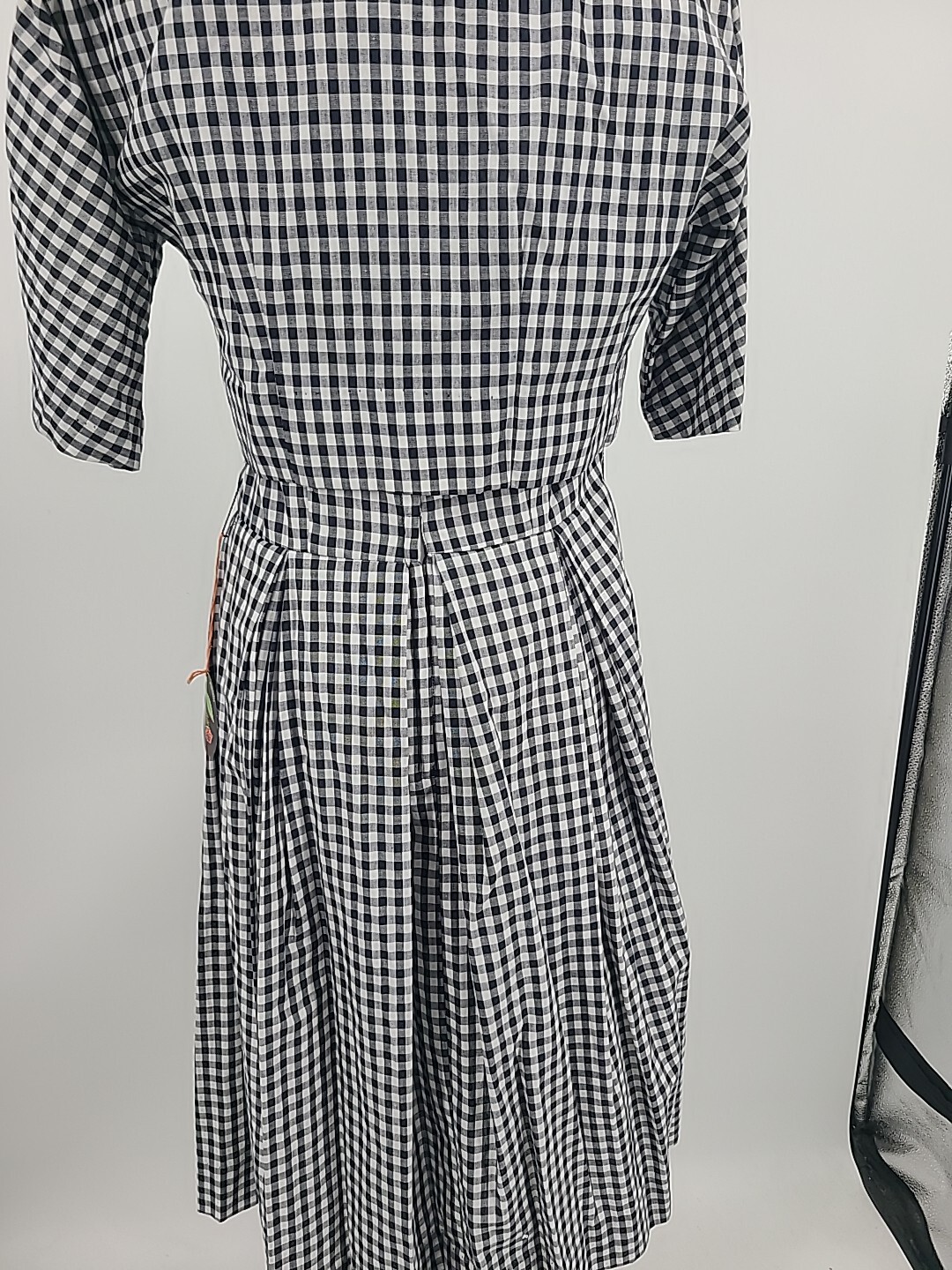 Vintage Deadstock Henry Rosenfeld Black & White Checkered Dress With Jacket