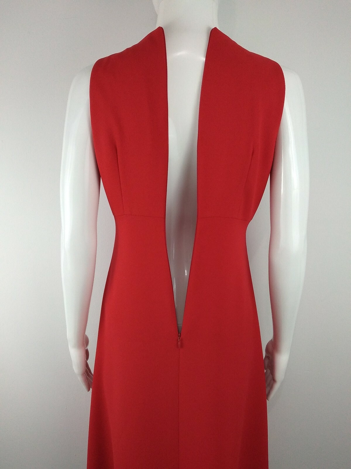Nicole Miller New York City A-line Sleeveless Dress VTG Union Made USA Red Sz 6