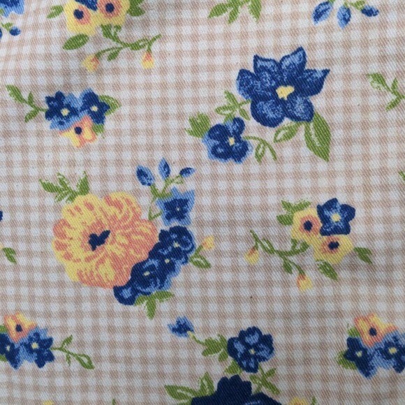 Vintage 90s Floral Print Cottagecore Festival Button Up Vest Size Medium