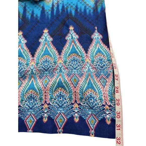 Vanilla Star Colorful Flowy Rayon Pants Size Medium