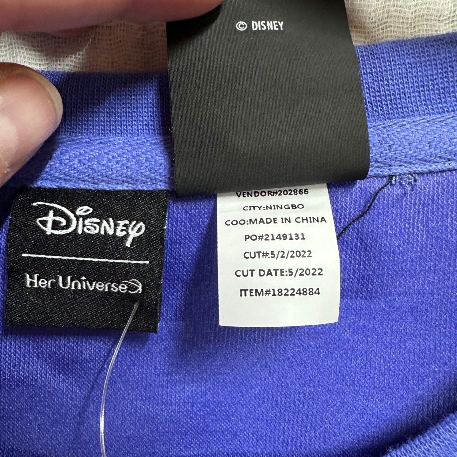 NWT Disney Parks Cinderella Castle Top By Ashley Taylor for Her Universe Sz L
