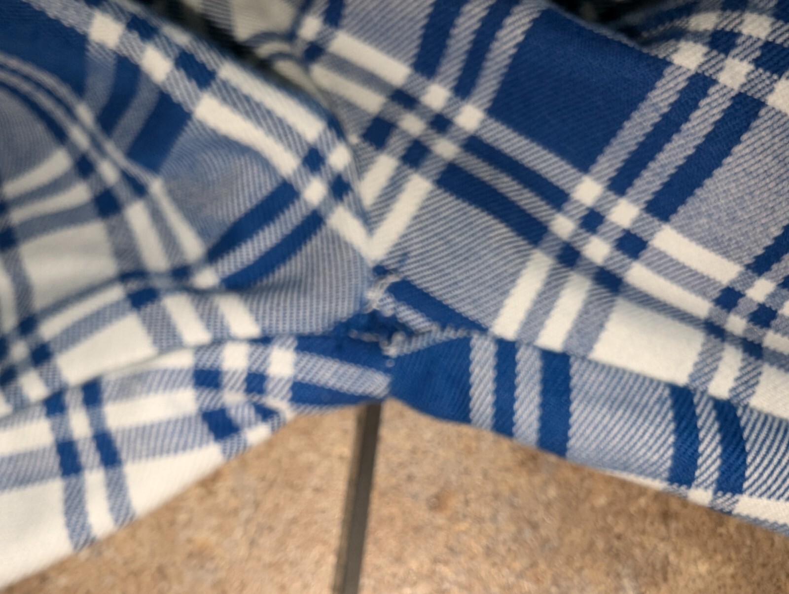 Pretty Please Late 60s/Early 70s Plaid Flared Pants Women’s 24″ Waist