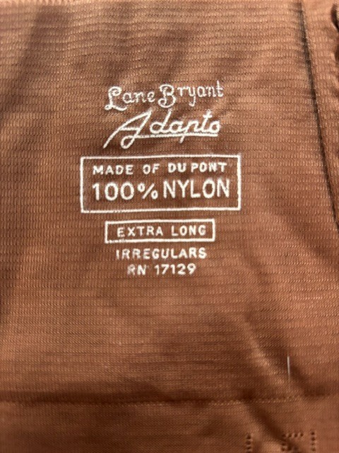 Lane Bryant Adapto Vintage Full Fashioned EXTRA LONG Stockings 11.0