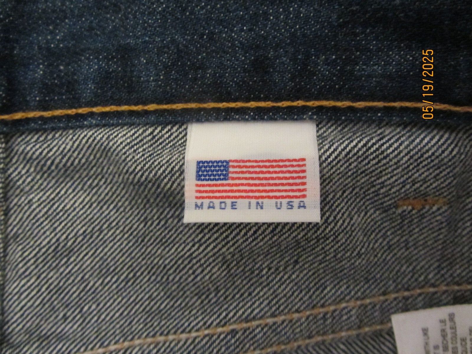 LVC Levi’s 684 Bell Bottom Orange Tab Flare (2013), USA Made, 29×34, EUC, $299