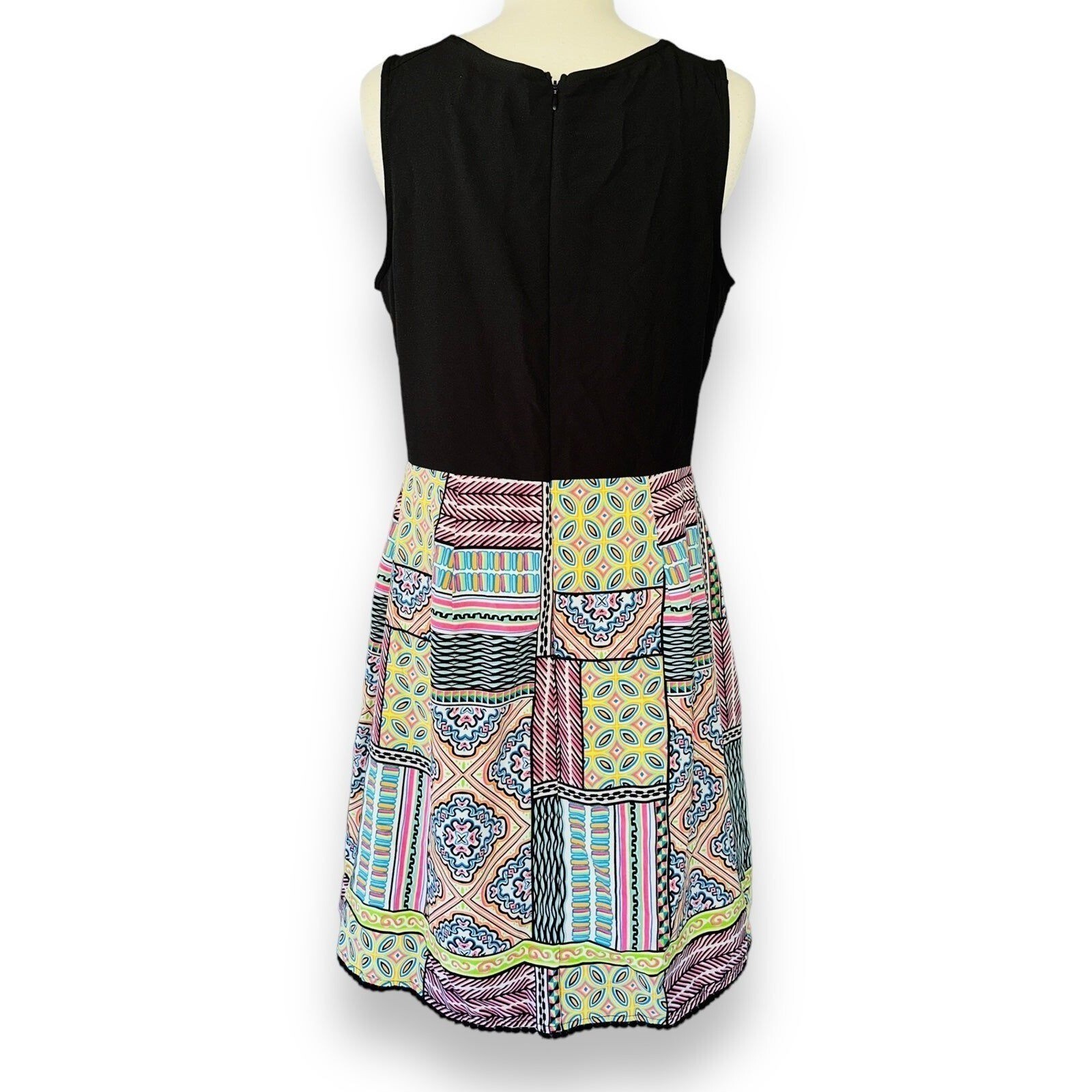 Vintage Y2K Nicole Miller Dress New Size 14 Women’s Multicolor N6