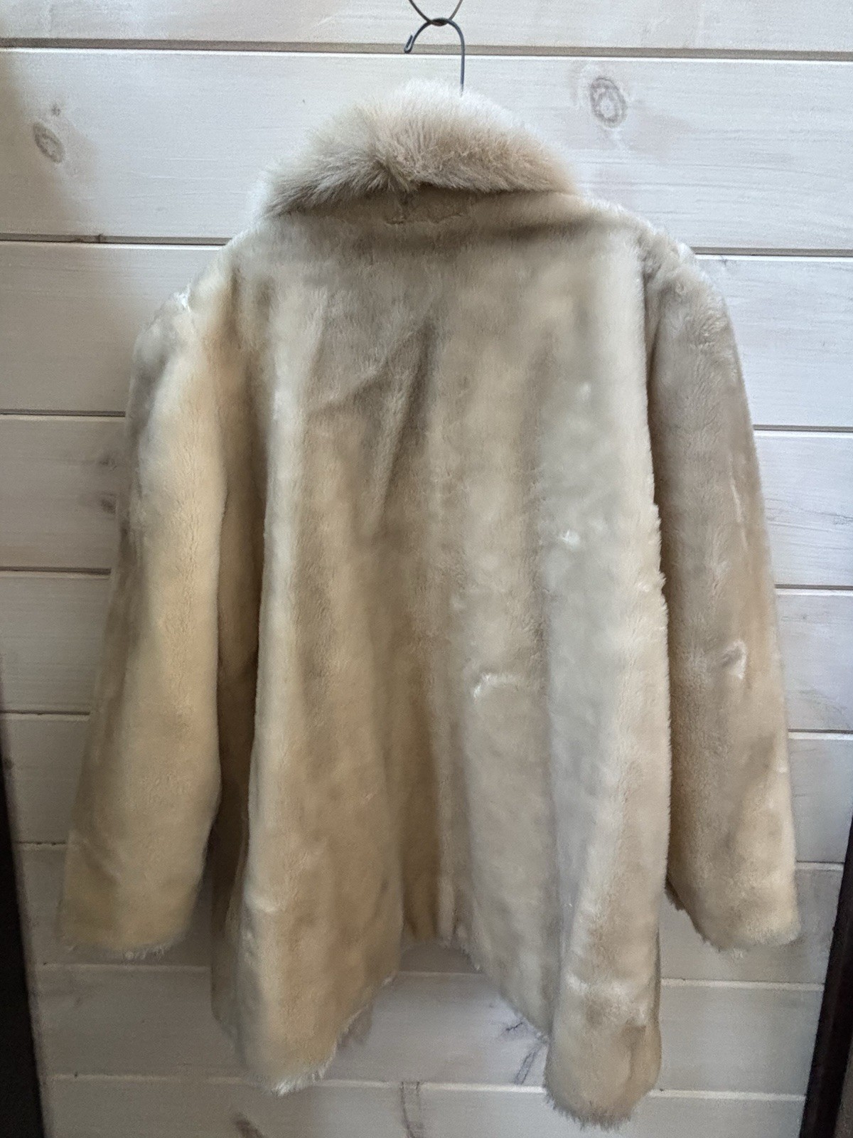 1980s Monterey Fashions Coat Vintage Lined Faux Fur