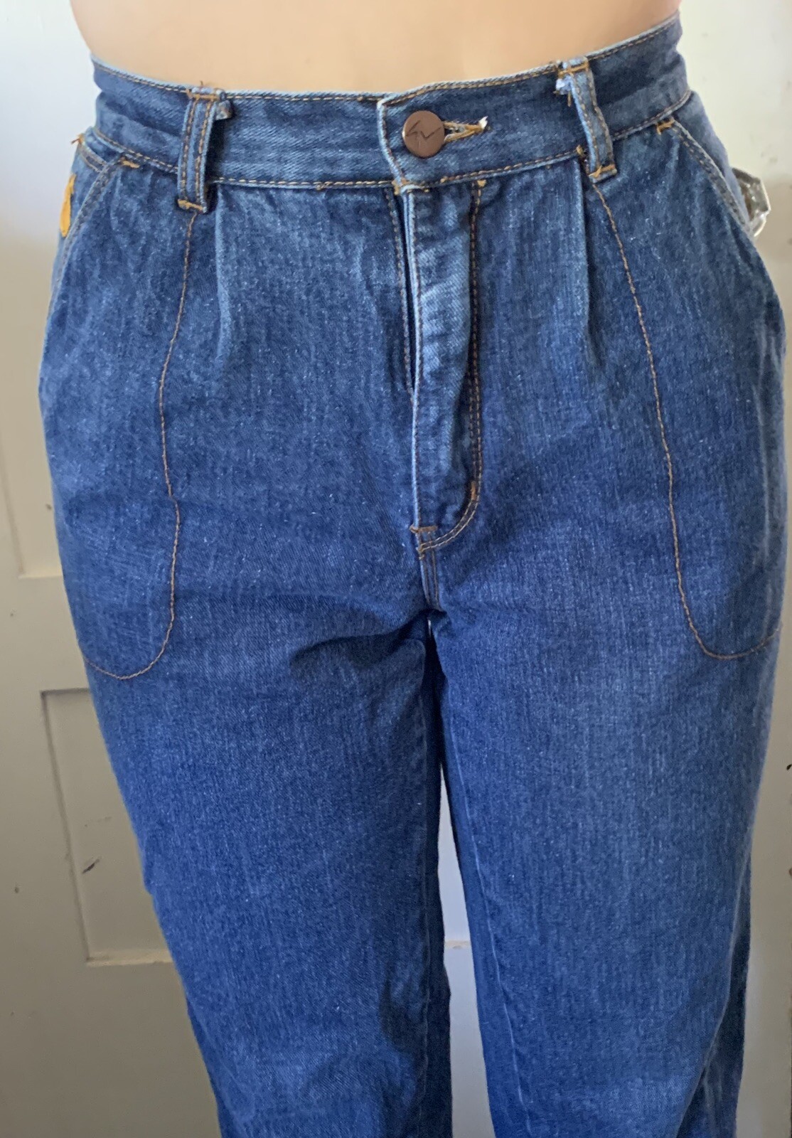 Vintage Gloria Vanderbilt Murjani Jeans PAINTER PANTS High Waist Juniors Size 3