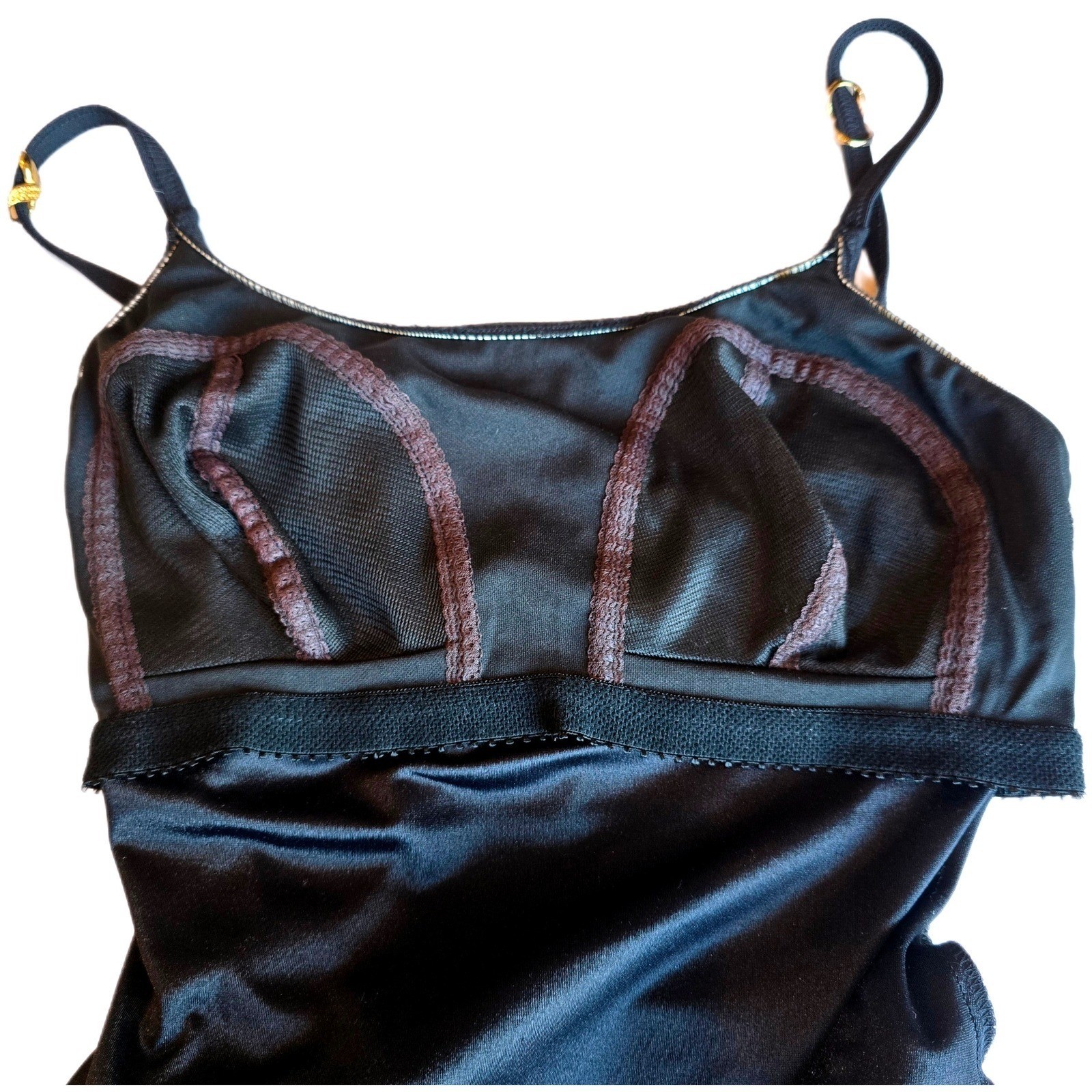 Vtg 1990s UNITE! Union Made Skirted Swimsuit One Piece Leotard Dress 12 Shaper