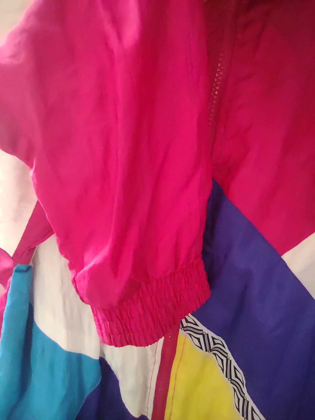 Vintage Longstreet Petite Large Windbreaker Track Running 2Pc Set 90s