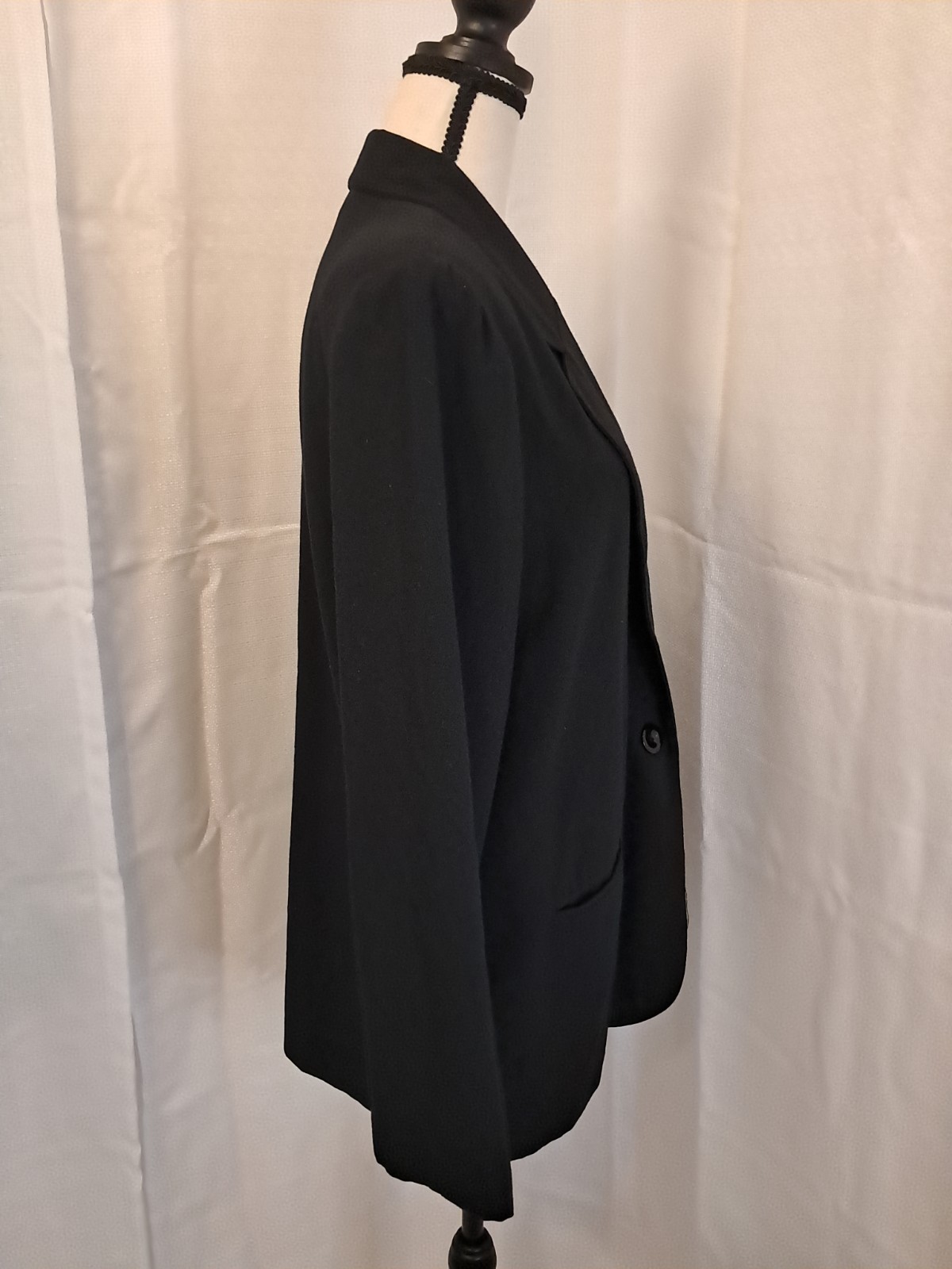 Vtg 80s/90s Sag Harbor Black Sigle Breasted Blazer