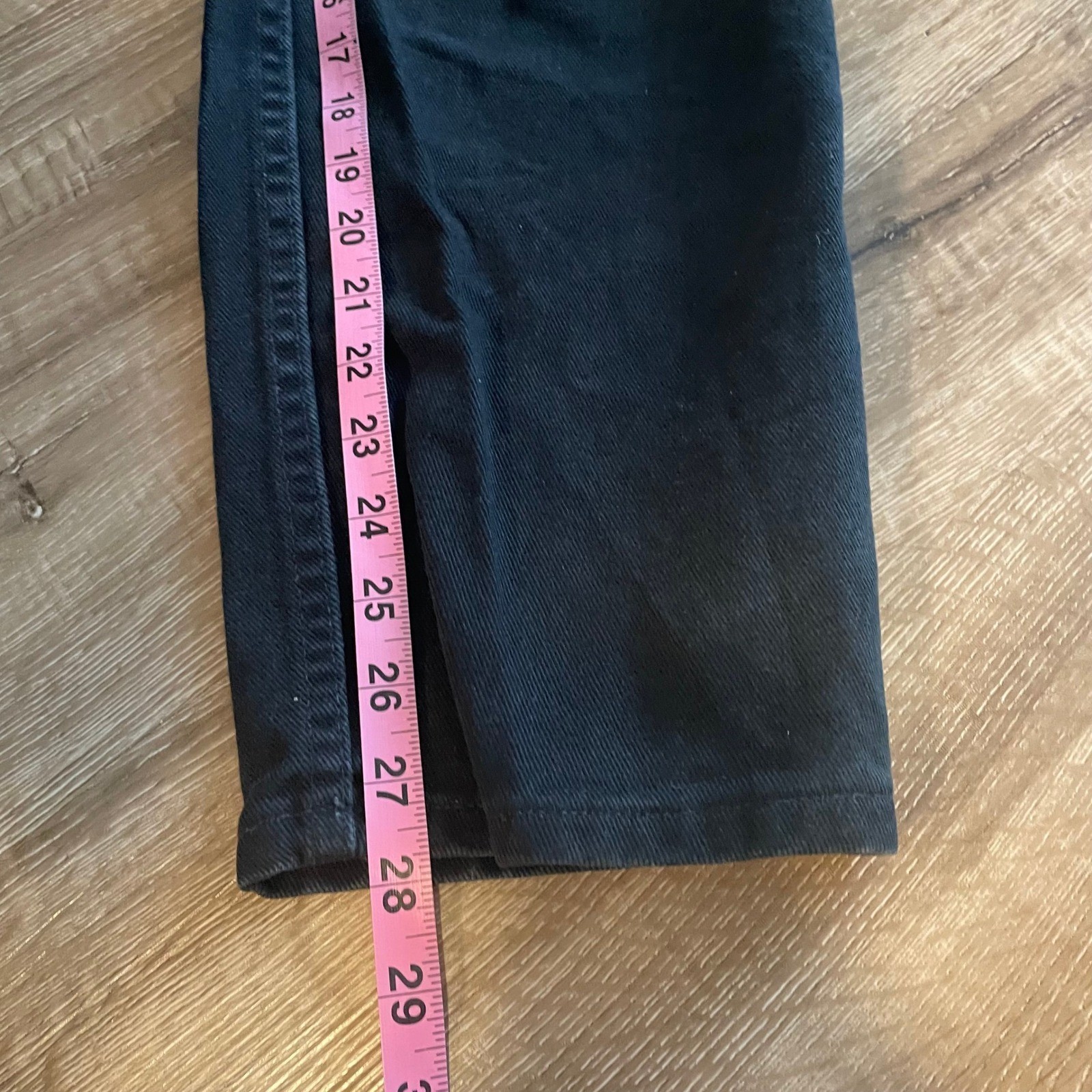 Eddie Bauer VTG Denim Jeans Women’s Size 12 Black High Waisted Relaxed Tapered