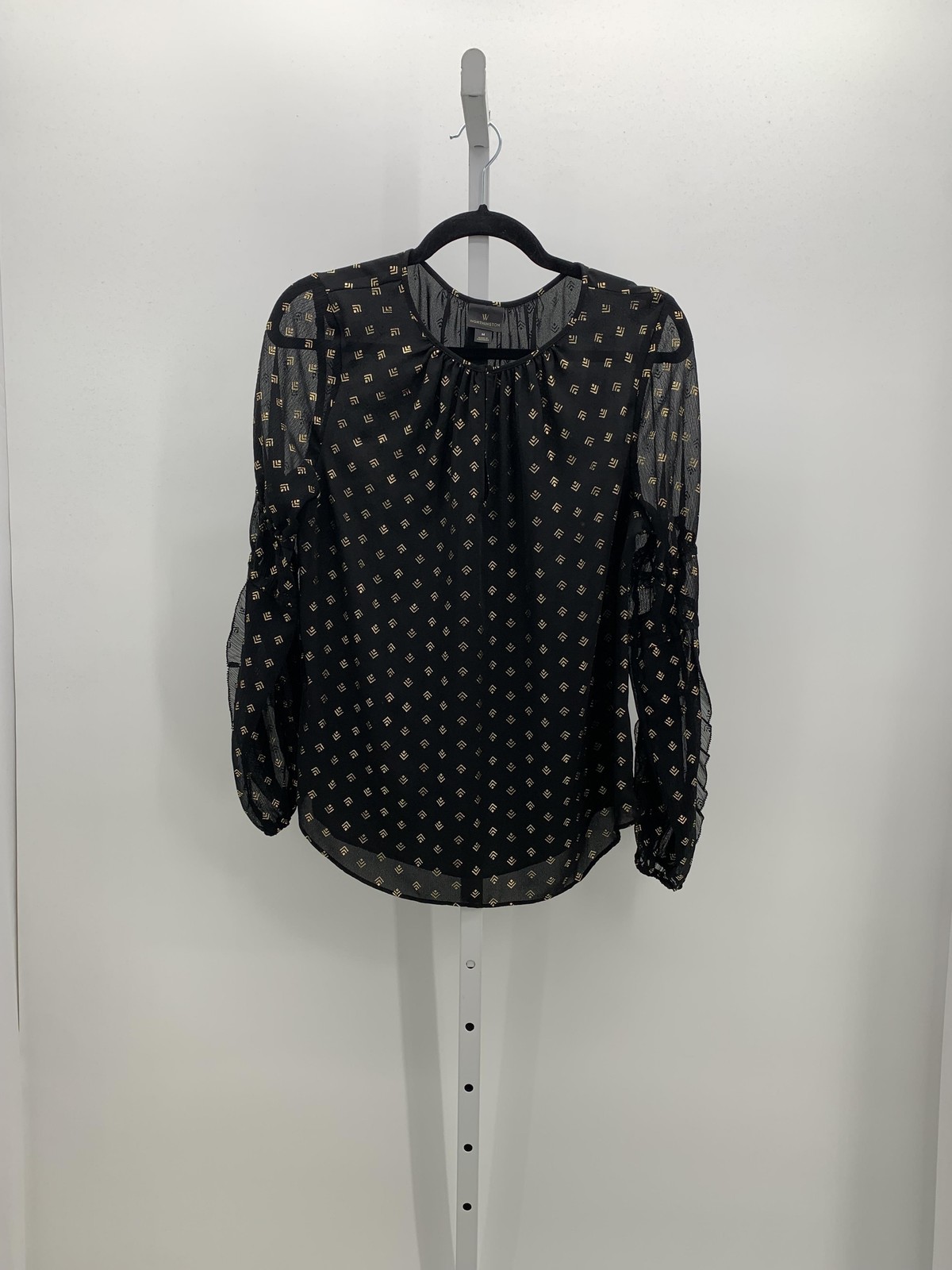 Worthington Size Medium Misses Long Sleeve Shirt