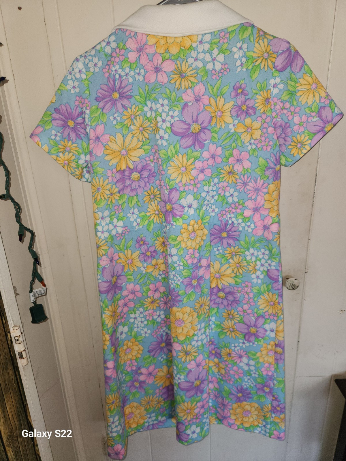 It’s Better Floral Dress Vintage 60s Double Knit