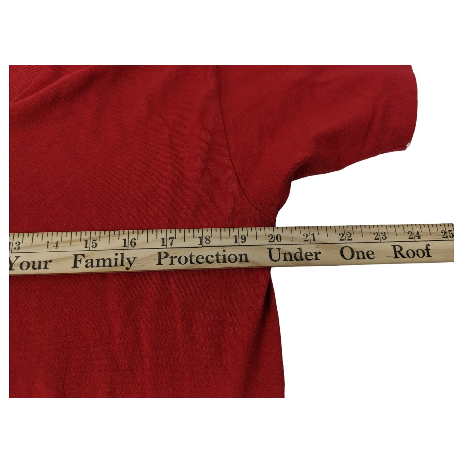 Vintage 80s 90s Single Stitch Jerzees Russell Made In USA Womens Red L Horse