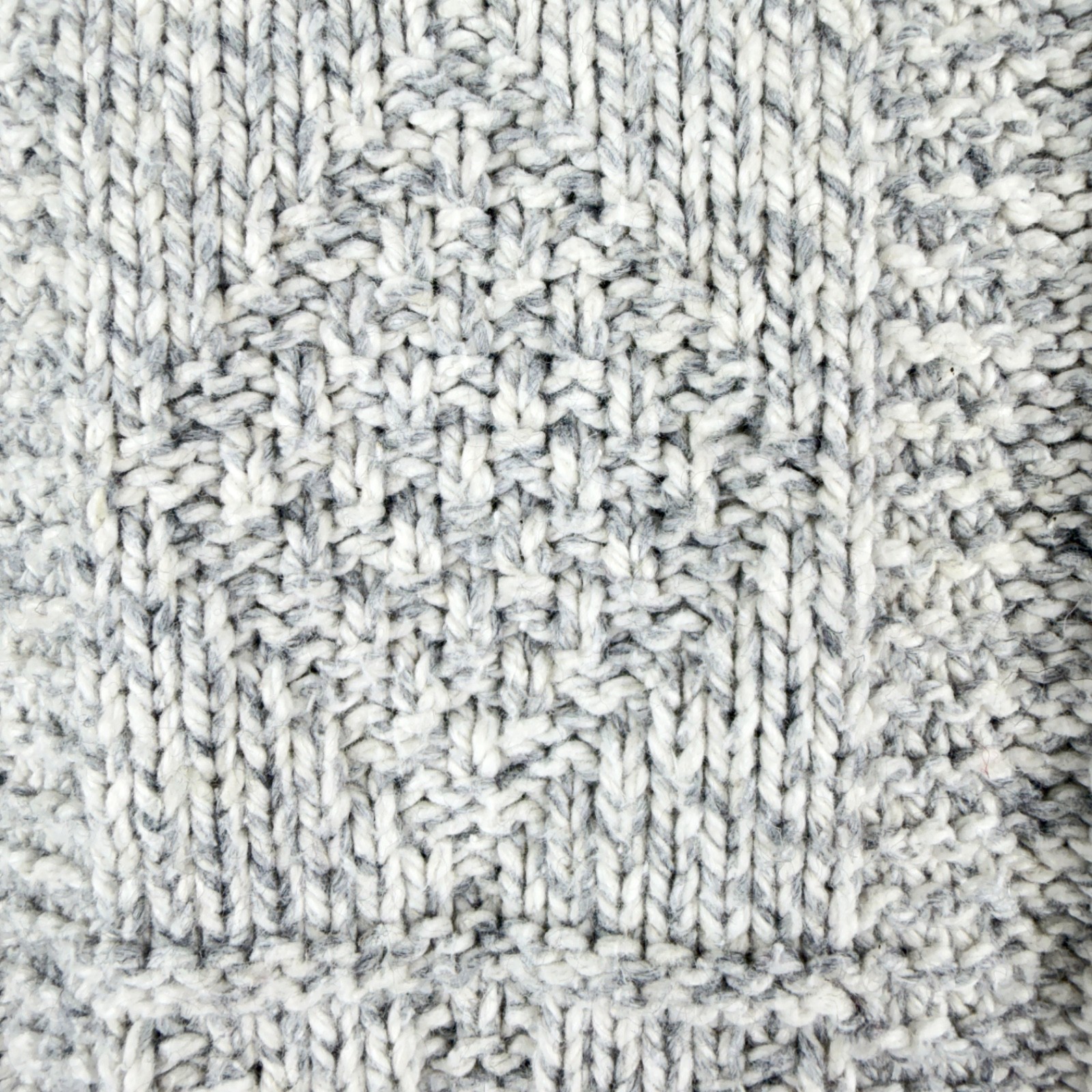 Vintage Woolrich Cardigan Sweater Large Gray Textured Knit USA Cotton Button