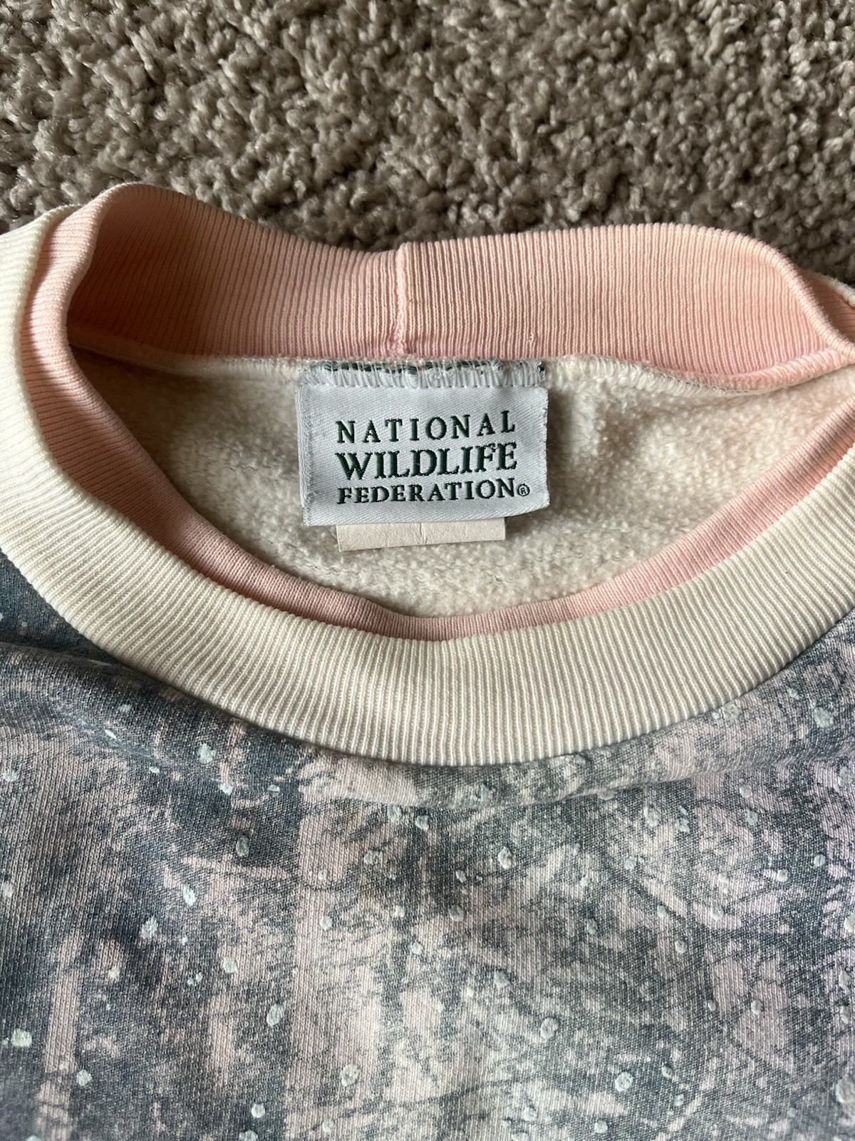 NWF National Wildlife Federation Vintage Cabincore Crewneck size XL