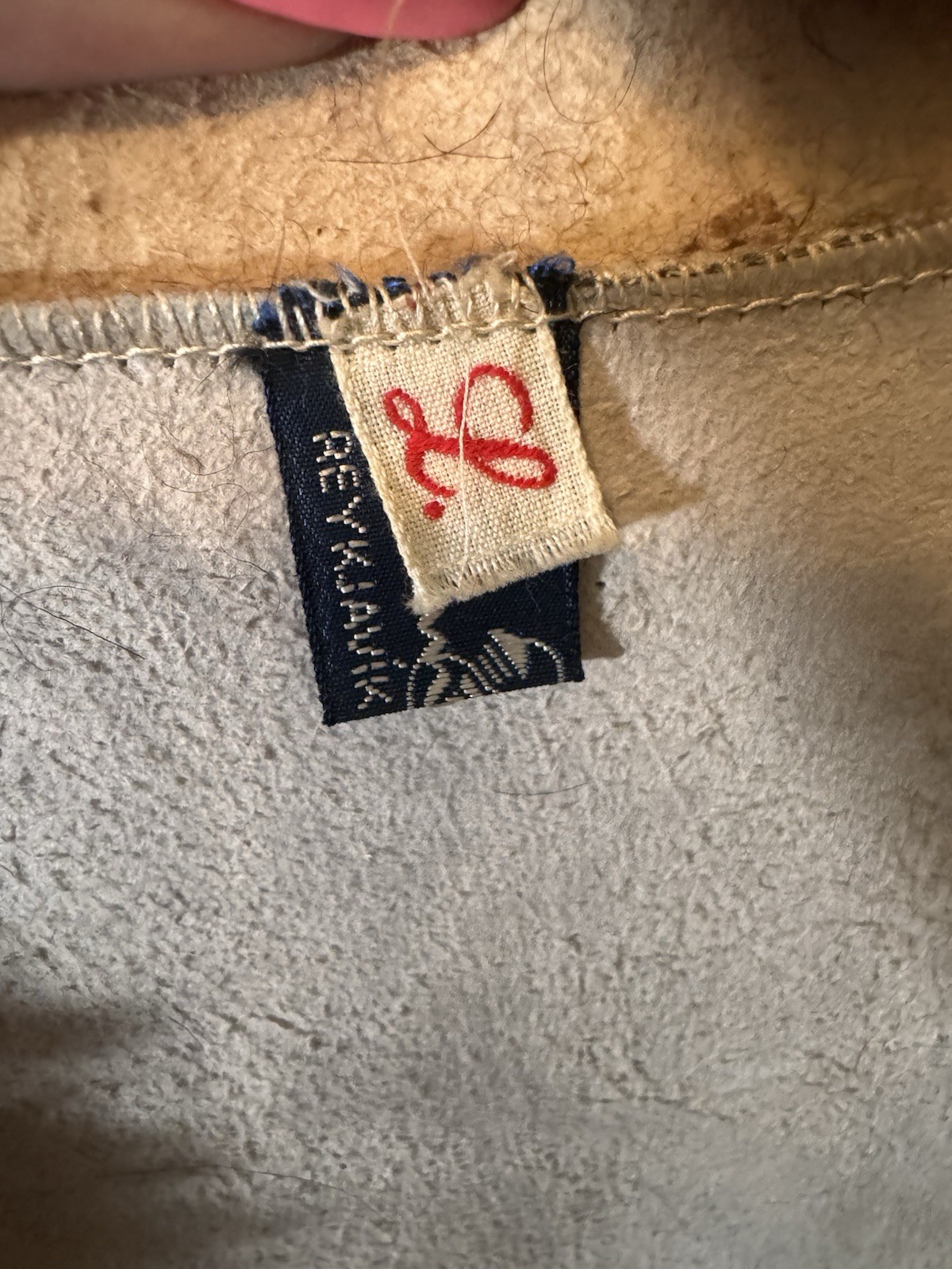 Vintage Genuine Shearling Vest Sheepskin Reykjavik Iceland 1970’s Women Large