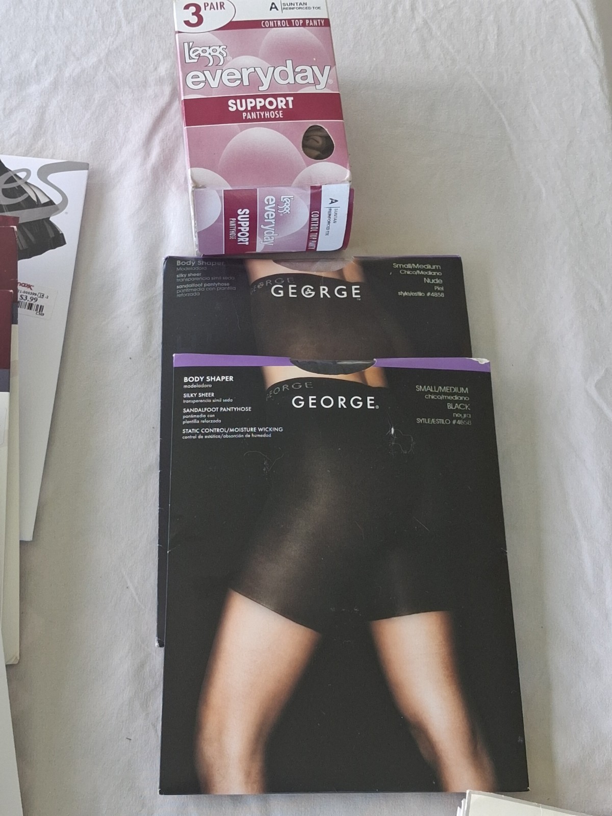 Vtg Lot Pantyhose 30+ Panyhose NEW Hanes, Givenchy, Picone, Size s