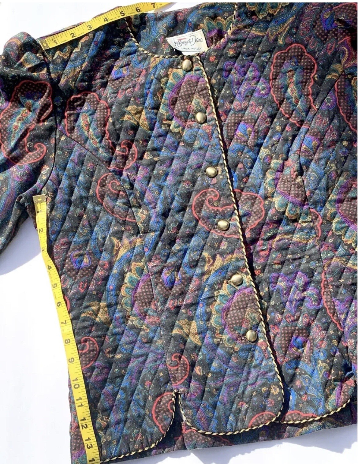 Skirt Set Vintage Jeffery and Dana 2-Piece Multi-Color Set Size:Large/XL