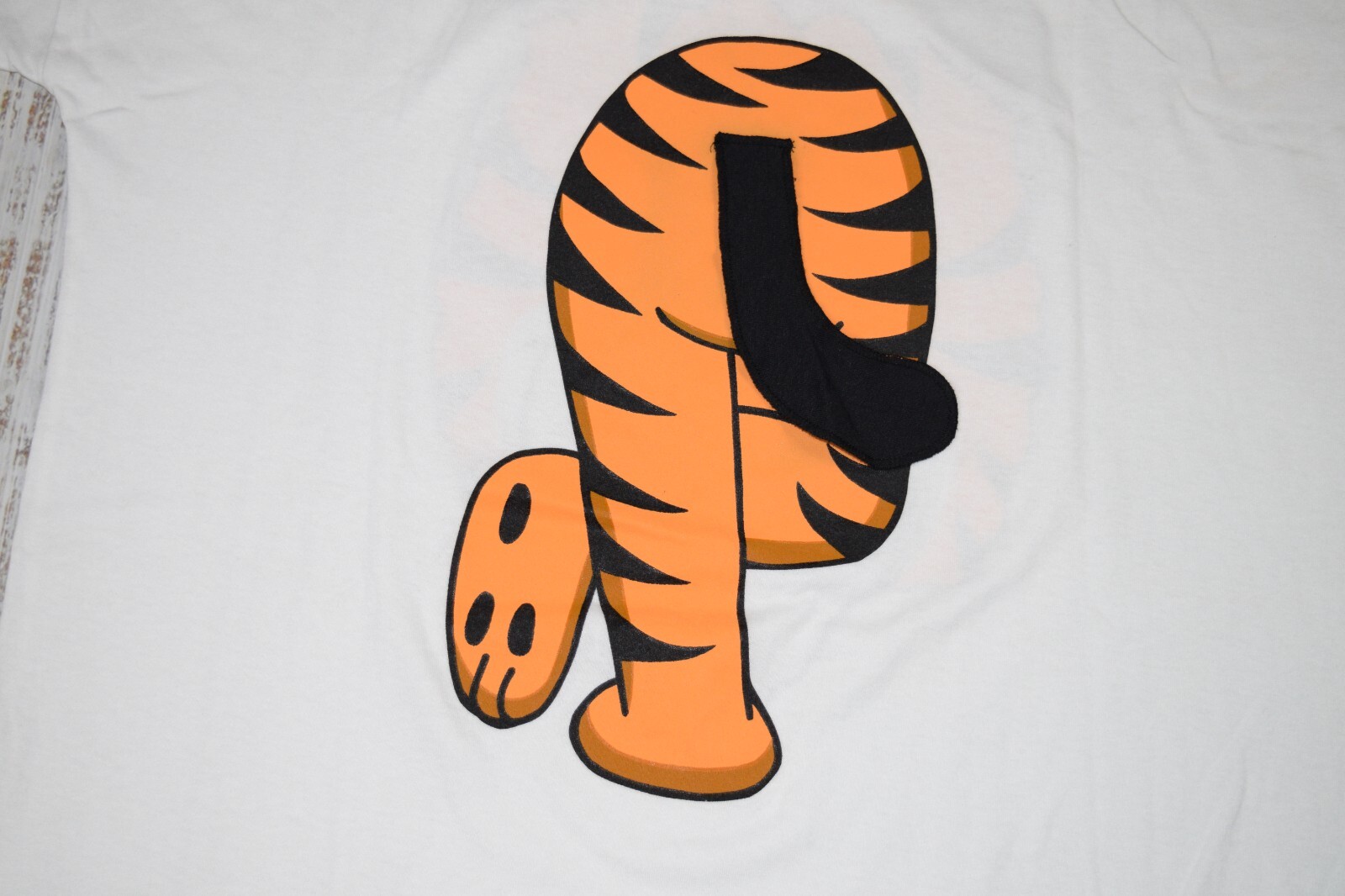 VINTAGE 90S FLIRTS TIGER 3D PRINT 2-SIDED SLEEPING SHIRT ONE SIZE RARE WOMENS OS