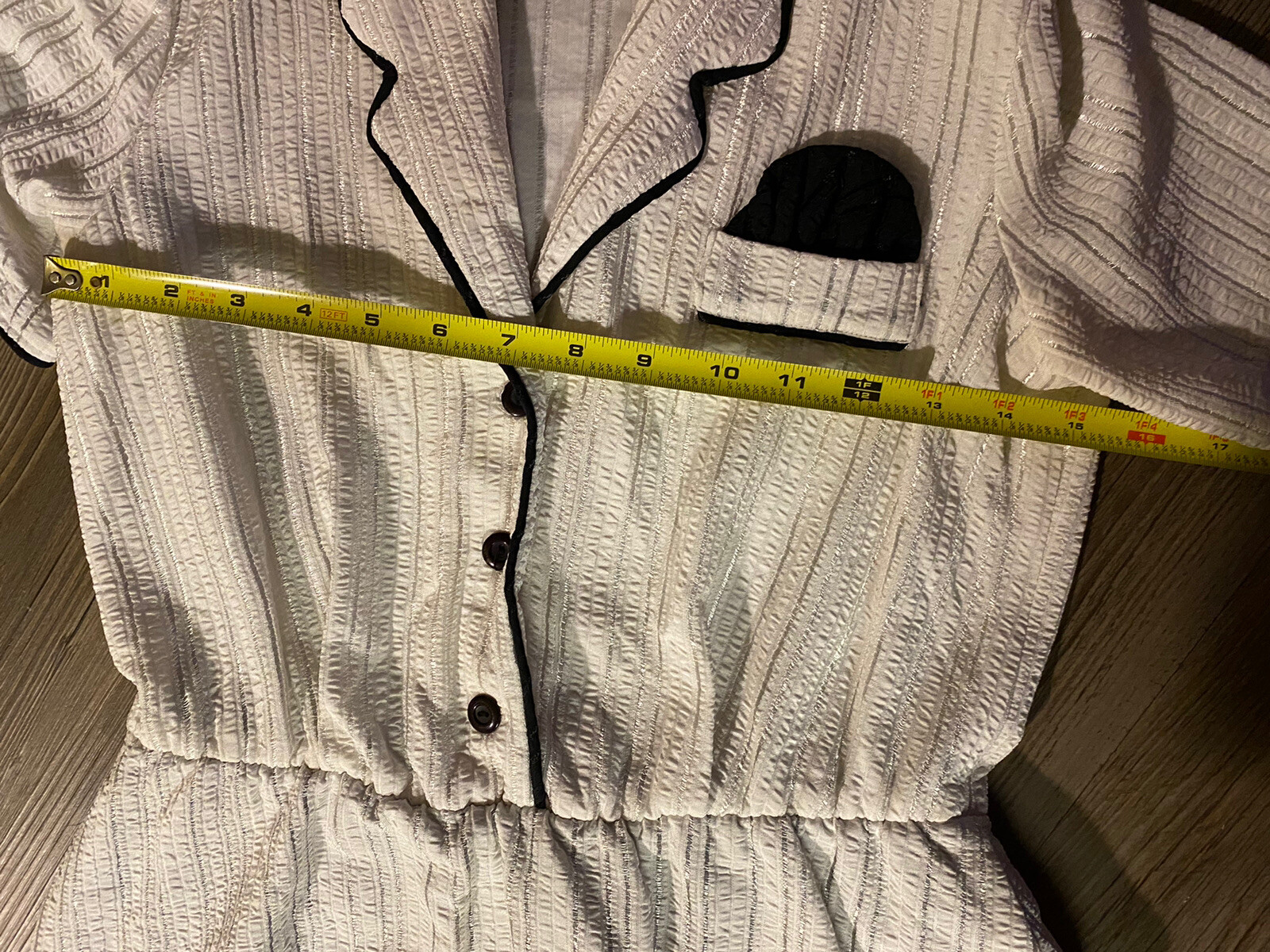 Vintage 1970s Women’s Black And White Dress
