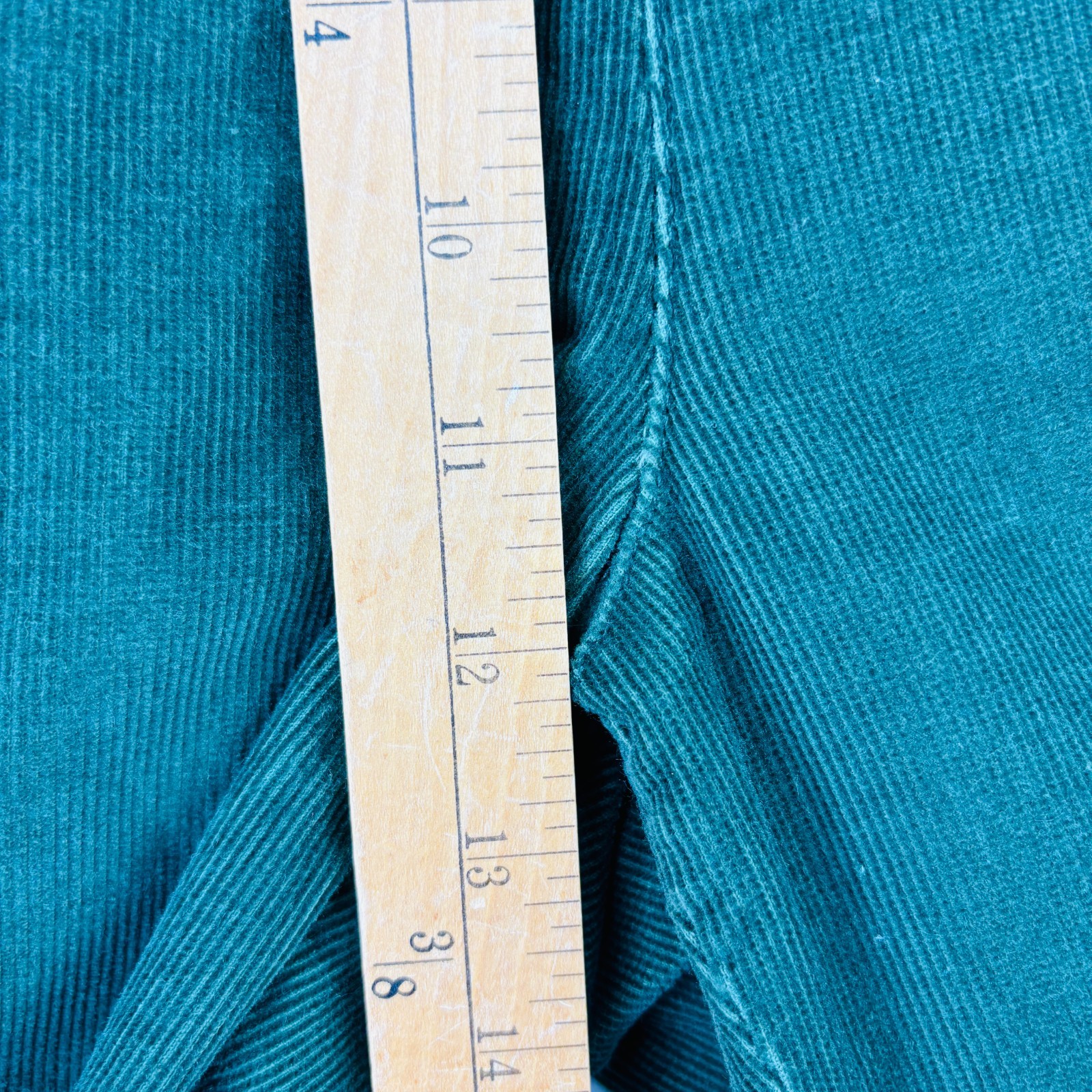 Classic Elements Women Sz 14 Green Corduroy High Waist Pleated Pants 90s VTG NWT