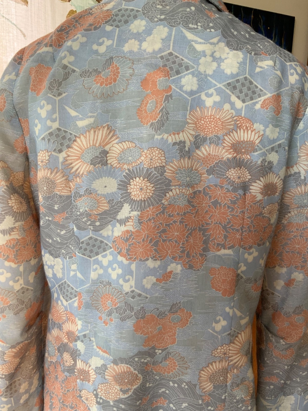 Vintage Collegian of California Asian inspired Blazer