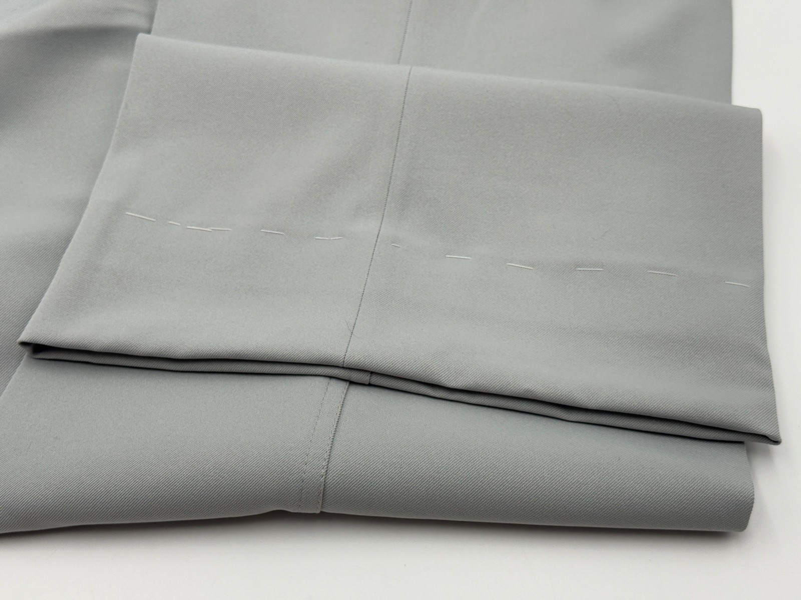 Vintage 1970s Womens Bell Bottom Dress Pants by Panther 15/16 Lt.Gray NOSWD
