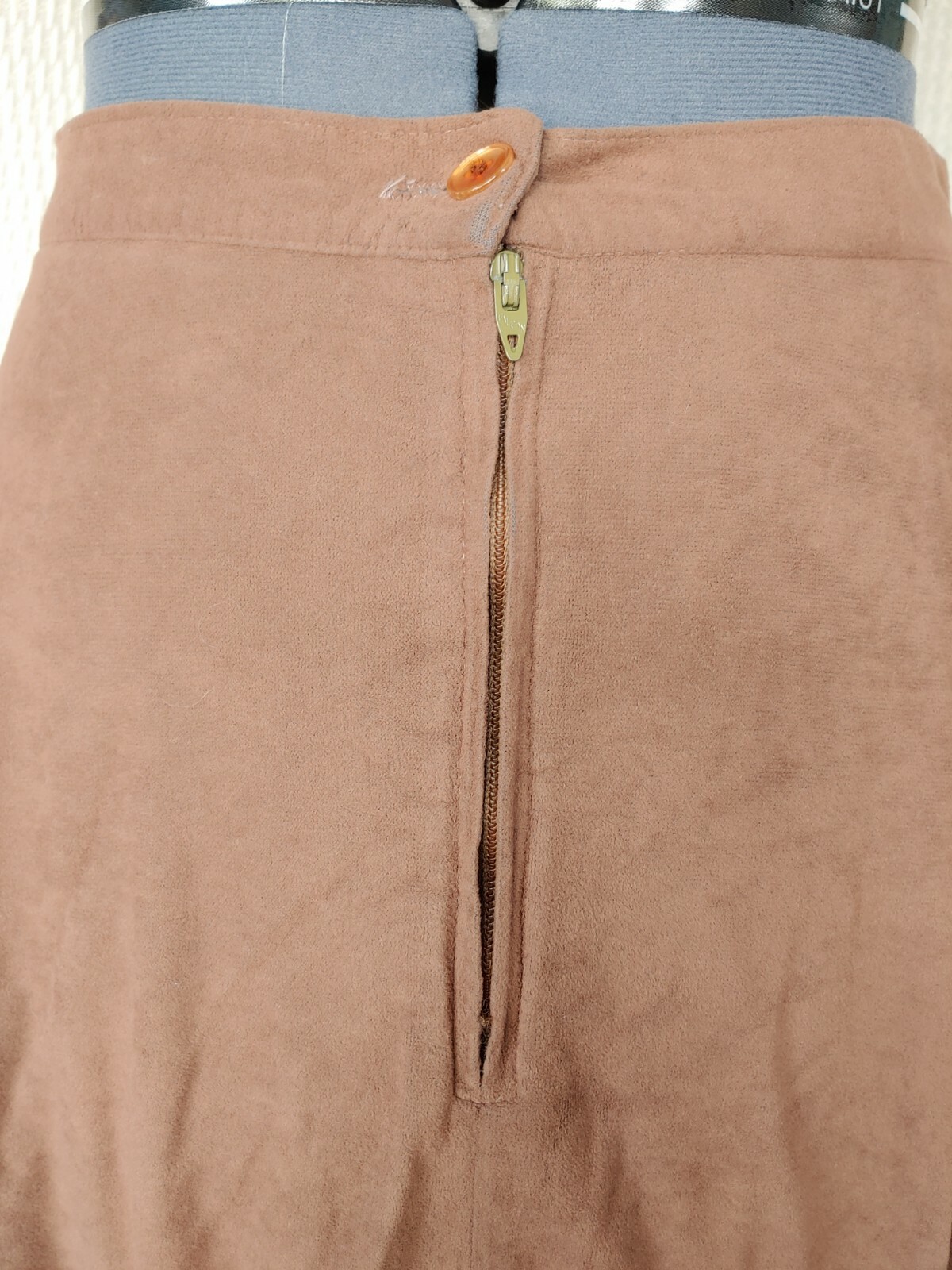 Vintage Pants Plus Brown Suede-like Skirt Size 11/12