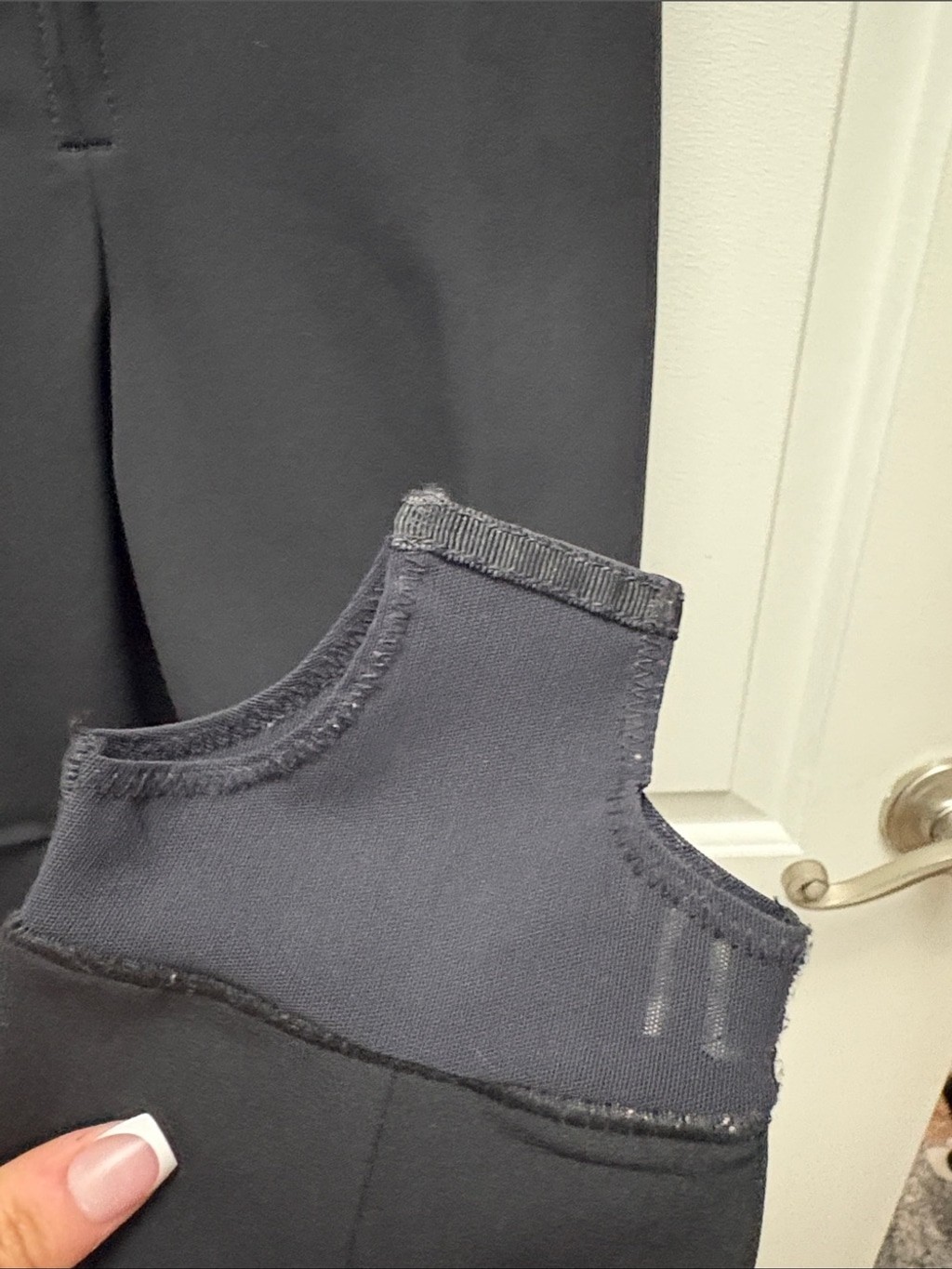 Vintage Roffe Louise WPG Suit Black Stirrup Dive Skin Wetsuit Liner Sz 8