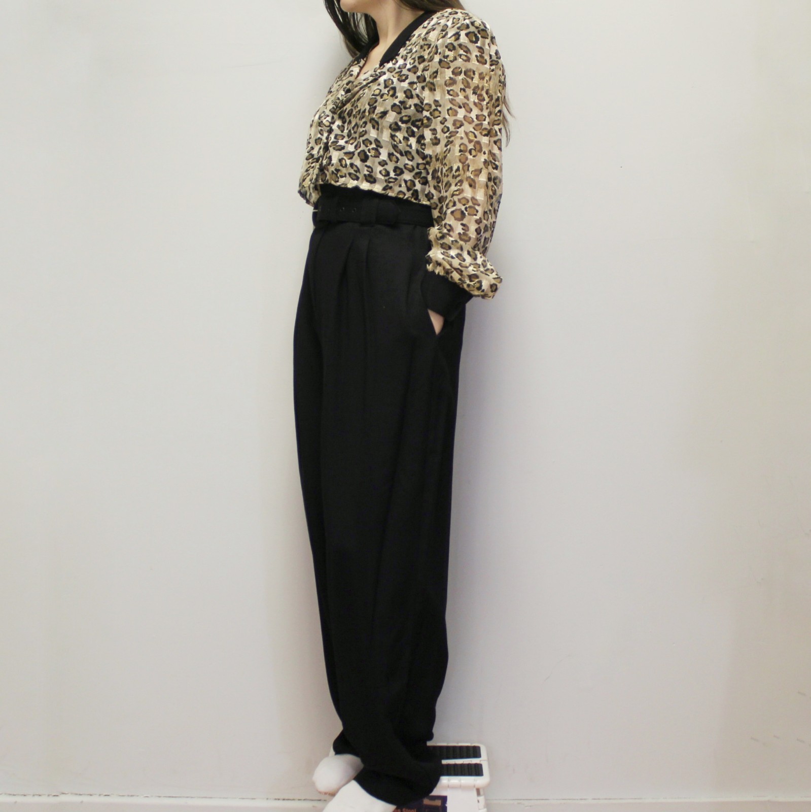 Vintage 90s Jumpsuit With Belt and Attached Jacket by Menu